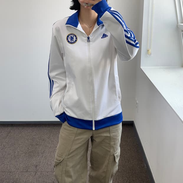 Adidas 아디다스 첼시 블루 삼성 트랙탑 져지