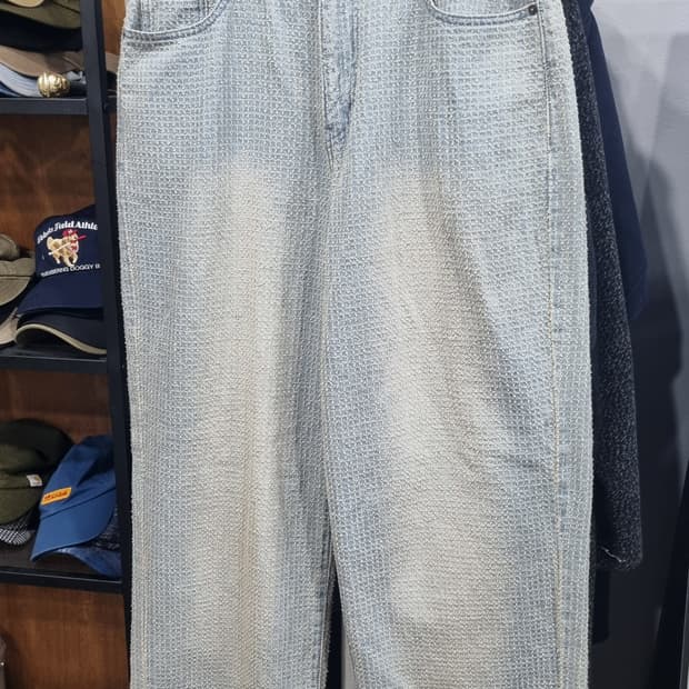 noirer) wide fit  denim pants 허리33사이즈