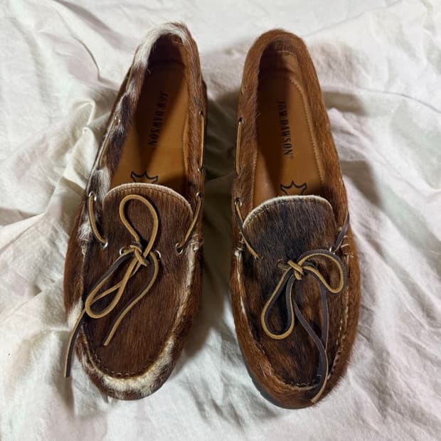 J&W. DAWSON 송치 가죽 로퍼 (J&W. DAWSON Calf