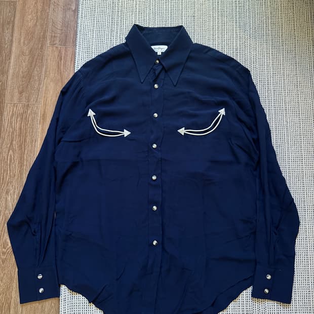 Second layer 세컨드레이어 웨스턴 셔츠