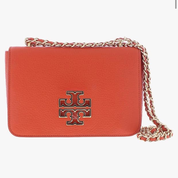 토리버치 어드저스터블 체인 숄더백 스파이스트 오렌지