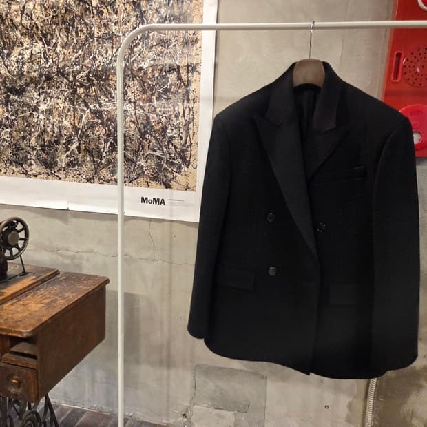 준지 더블브레스티드자켓 