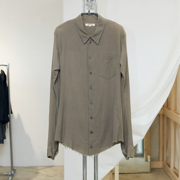 Raw-edge Shirt