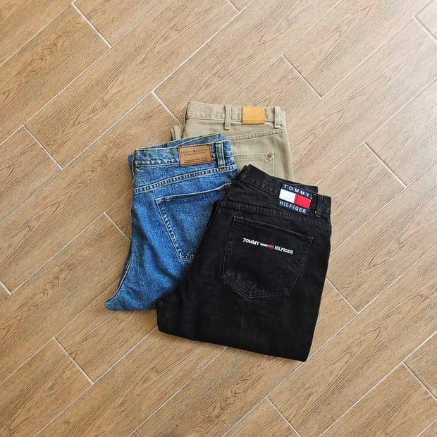 TOMMY HILFIGER 타미힐피거 빈티지 데님 팬츠  빅사이즈 