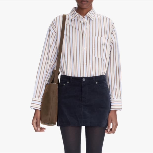 🖤 아페쎄(A.P.C.) 미니주페 블랙 / 블랙 데님스커트 (34)