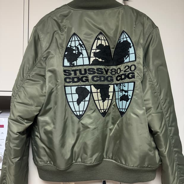 [L] 스투시 꼼데 CDG MA-1 마원 자켓