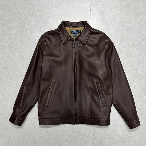 Polo Ralph Lauren Maxwell Brown Leather 