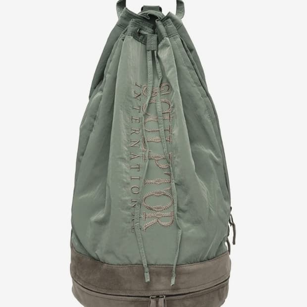 Two Way Bucket Messenger Bag Sage 