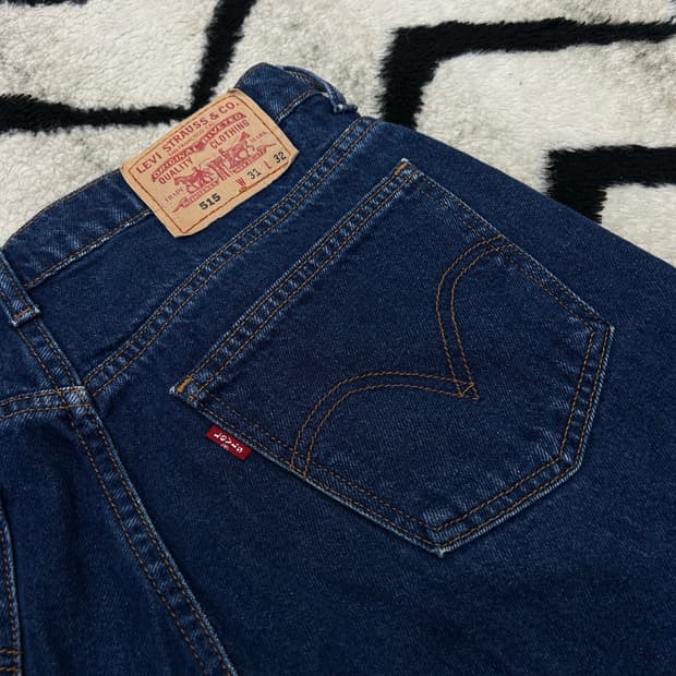 [31]리바이스515 스트레이트 핏 데님팬츠/진청