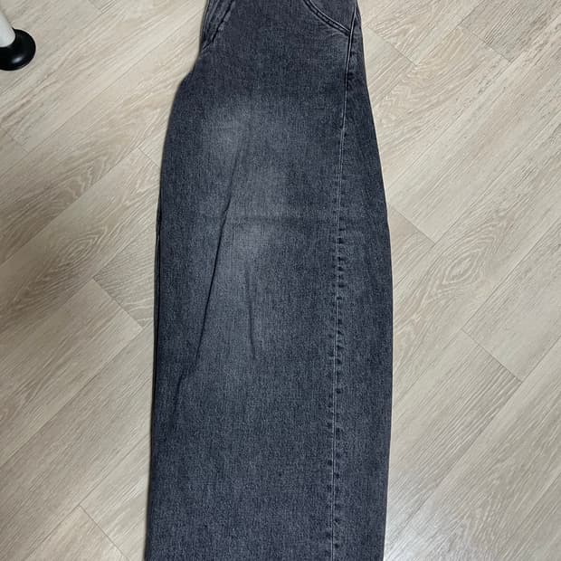 해칭룸 와이드 커브진 블랙 4사이즈