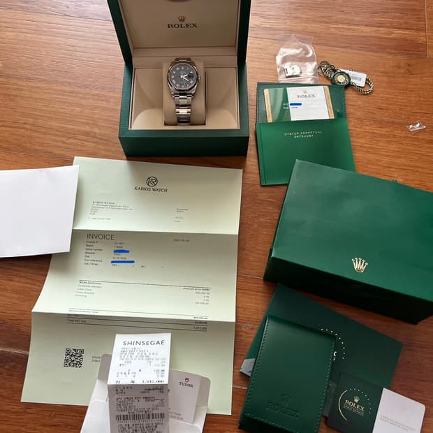 롤렉스 데이저스트 36 116200 청판 로만 돔 오이스터 풀구성