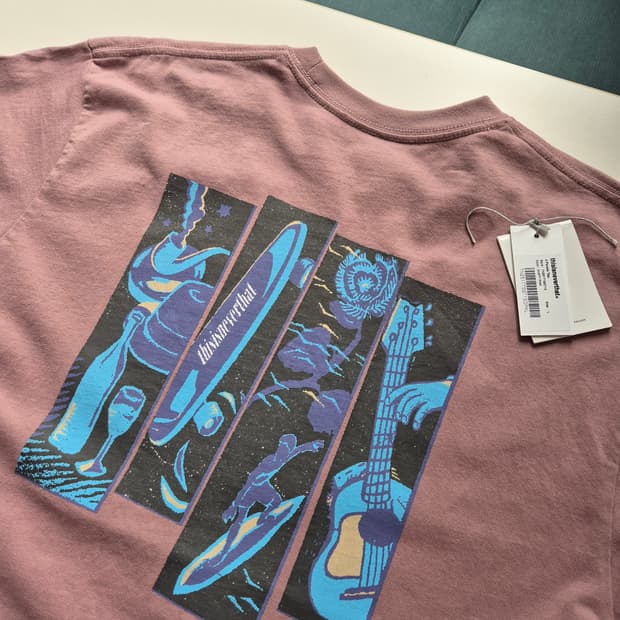 디스이즈네버댓 백 프린팅 티셔츠