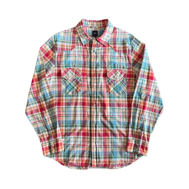 갭 체크 웨스턴셔츠