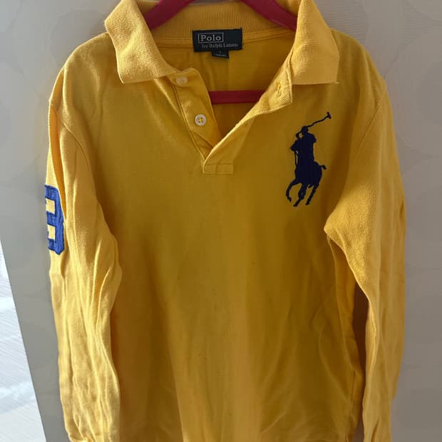 폴로랄프로렌 빅포니 카라 긴팔 티셔츠