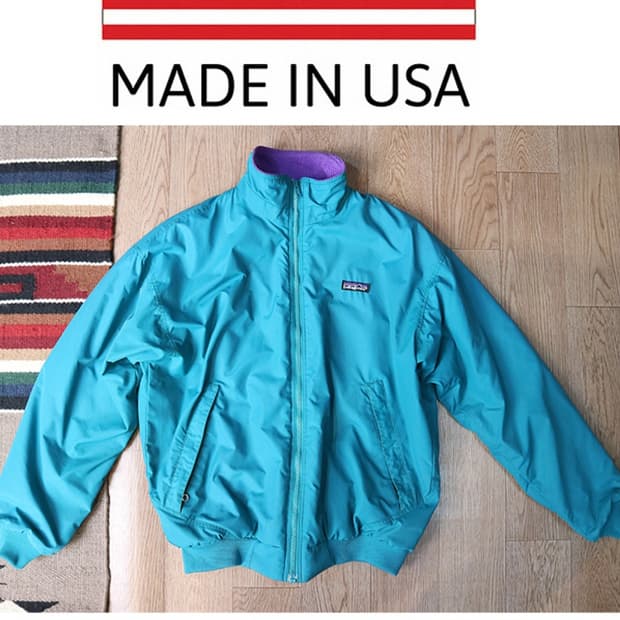 미국 메이드 90S PATAGONIA 빈티지 파타고니아 쉘드 신칠라 민트