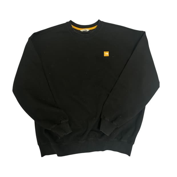 노스페이스 스몰로고 맨투맨 (블랙)