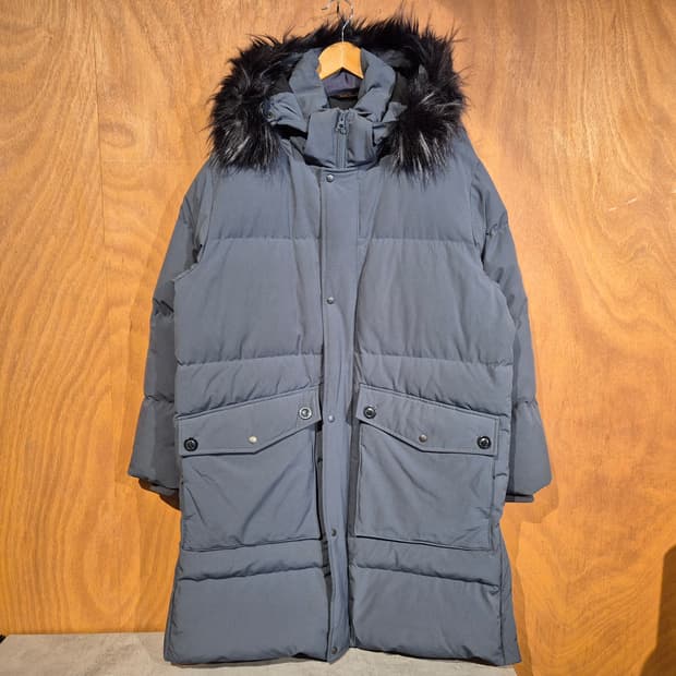 유니폼브릿지 덕다운 롱 패딩 L 