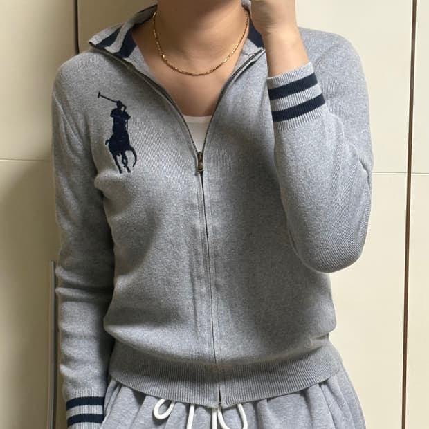 폴로 랄프로렌 빅포니 니트 집업