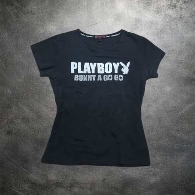 [Playboy] Logo half sleeves