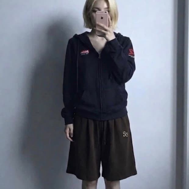 디키즈 네이비 후드집업