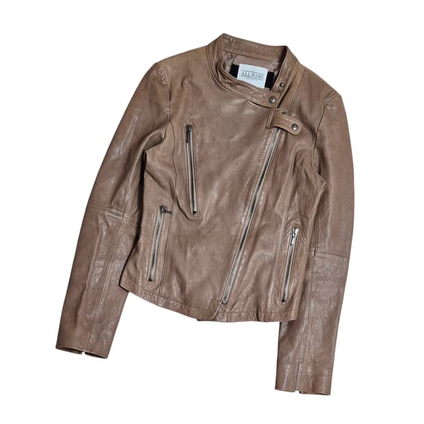 Vintage 여성 가죽자켓