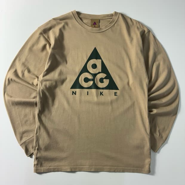 Nike  나이키 ACG 롱슬리브 베이지 티셔츠 