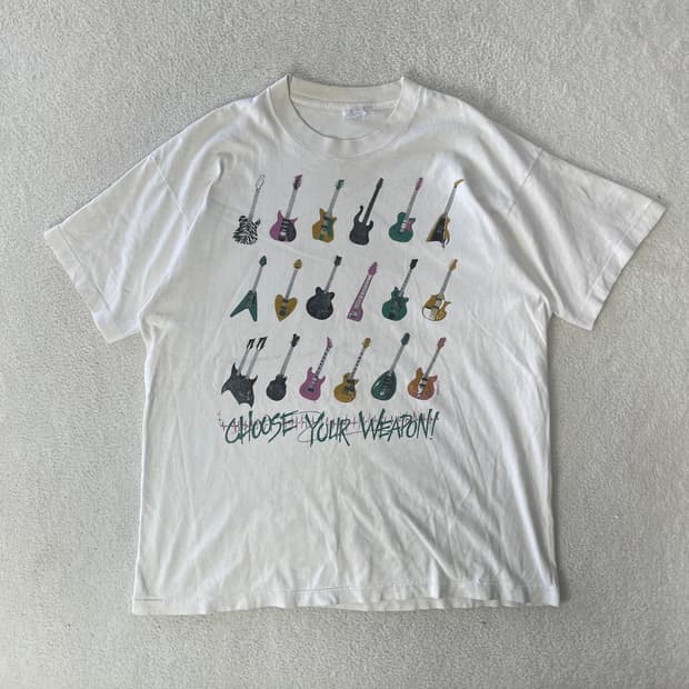 90s 프룻 오브 더 룸 기타콜렉팅 반팔티셔츠 