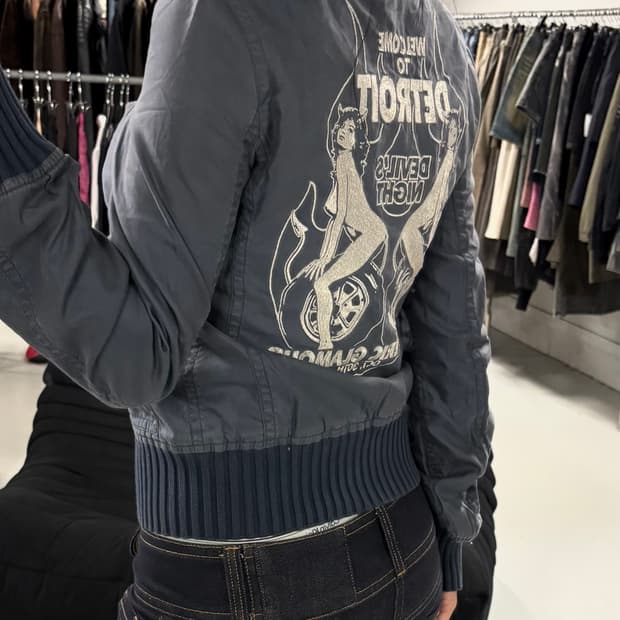 HYSTERIC GLAMOUR detroit devil jacket bl