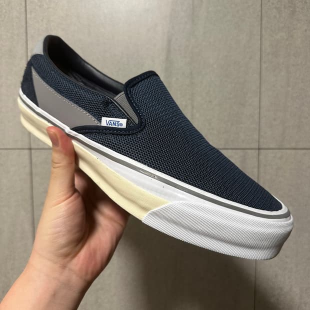 반스 네이비 블랙 매쉬 슬립온[290]