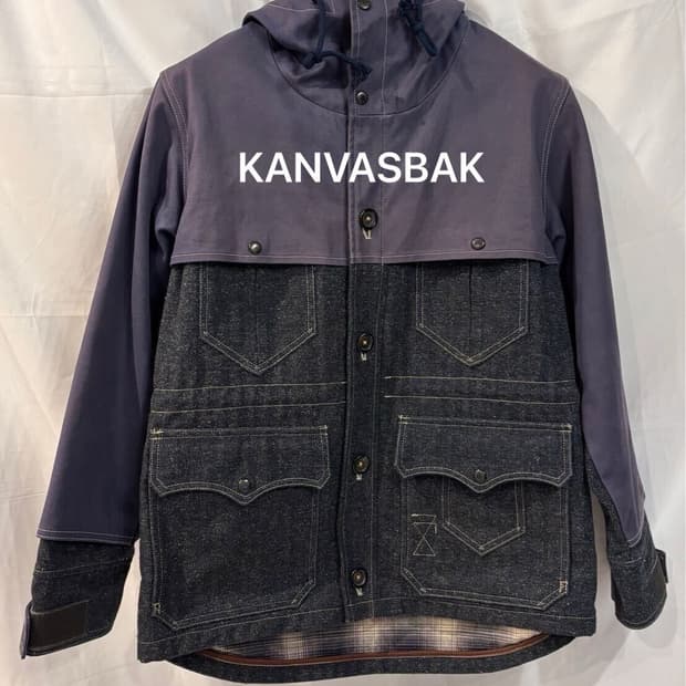 [L] 콜림보 캔버스백 더블매키노 헌팅자켓