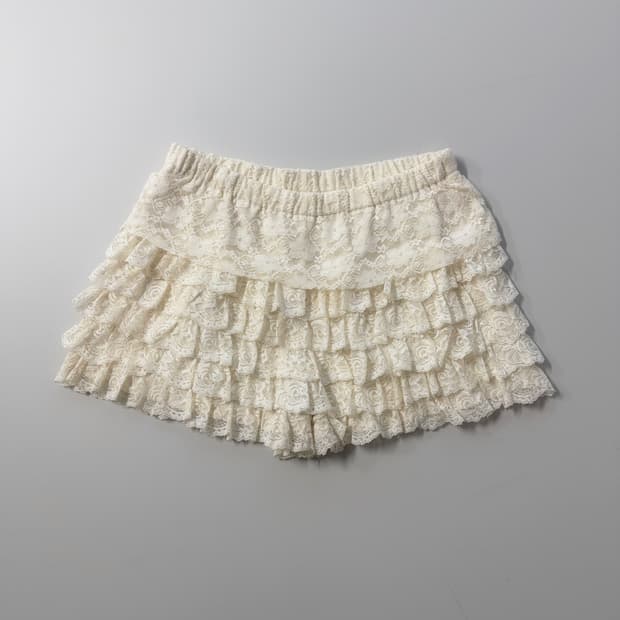 레이스 프릴 큐롯 팬츠