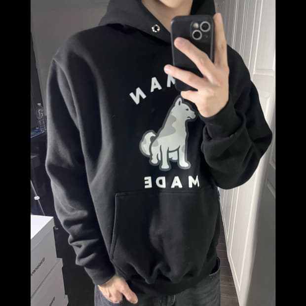 [100] HUMAN MADEst 휴먼메이드st 진돗개 후드티