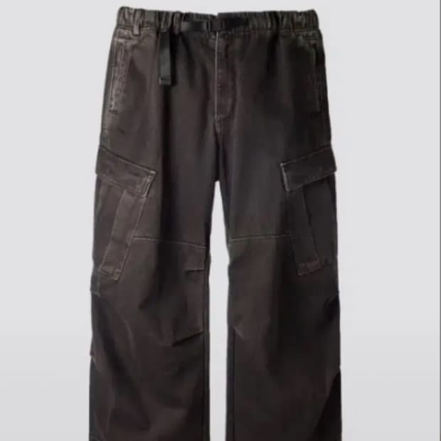 해칭룸 밀팬츠 워시드 블랙 3