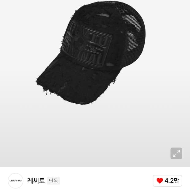 레씨토 레더 캡