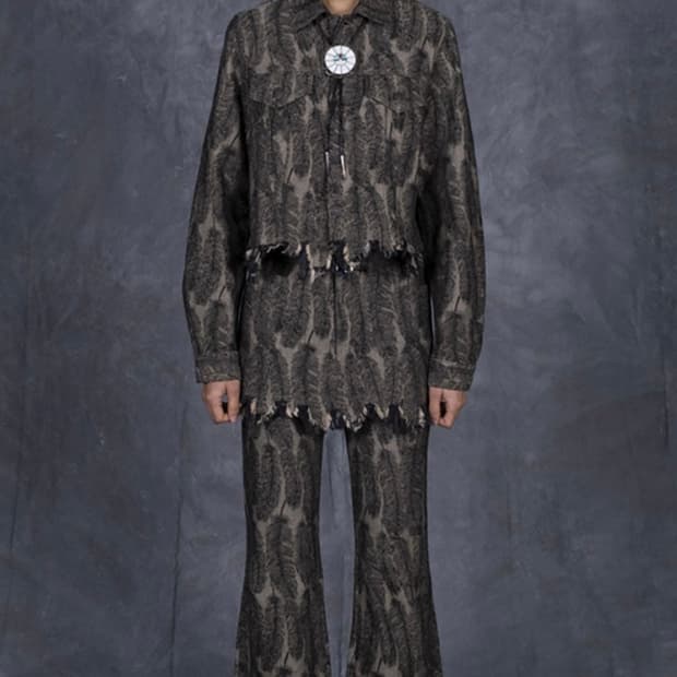 KAPITAL 맥파이 데님 APRON 28사이즈