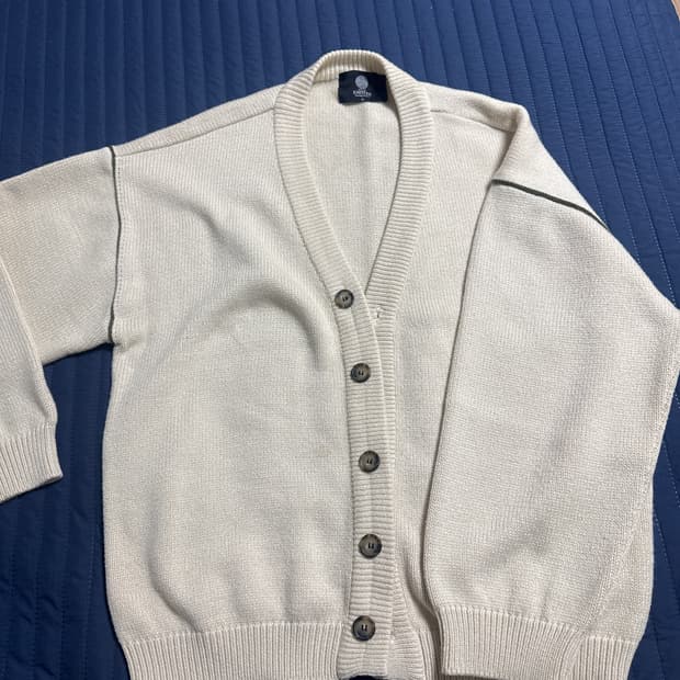 니티드 브이넥가디건