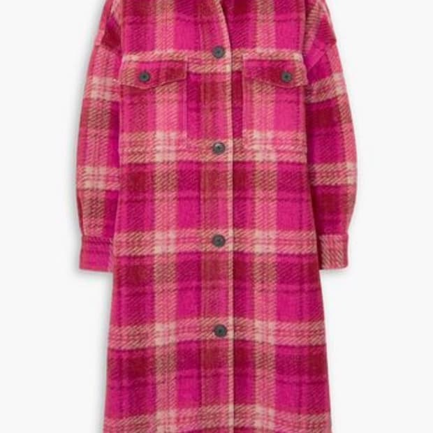 새상품 이자벨마랑 폰티지 코트 FONTIZI 푸시아 1사이즈