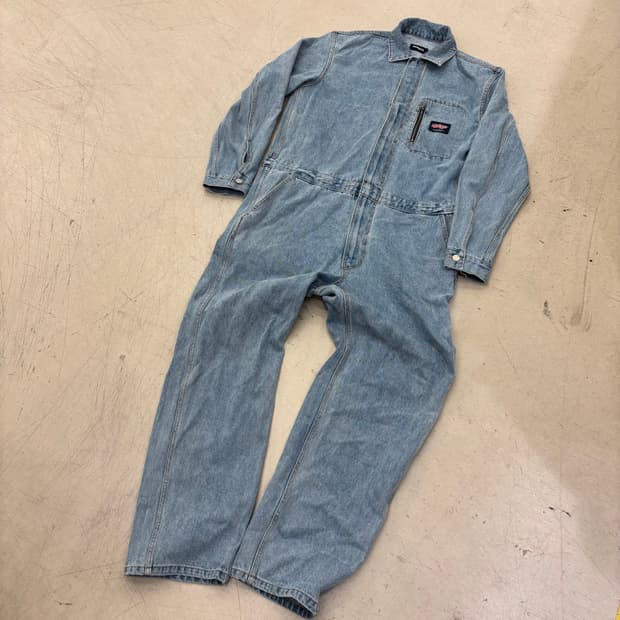 위캔더스 데님 켈로그 점프슈트