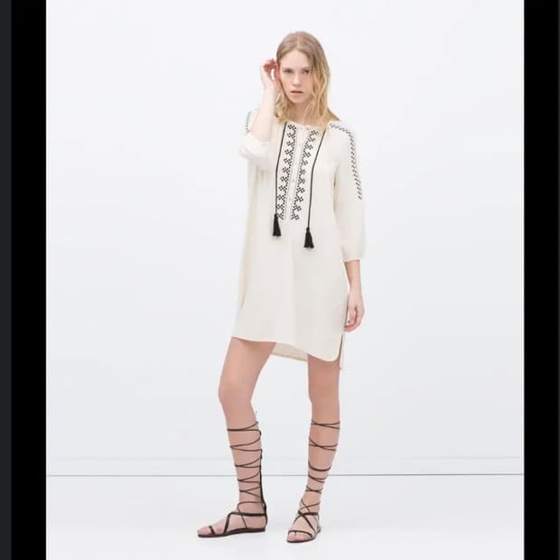 S) ZARA 자라 에스닉 자라 원피스