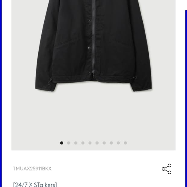 247시리즈x스토커즈 리버시블 라이너 블랙(105)