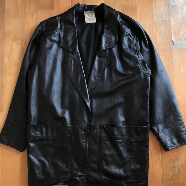 Loewe vintage leather jacket 