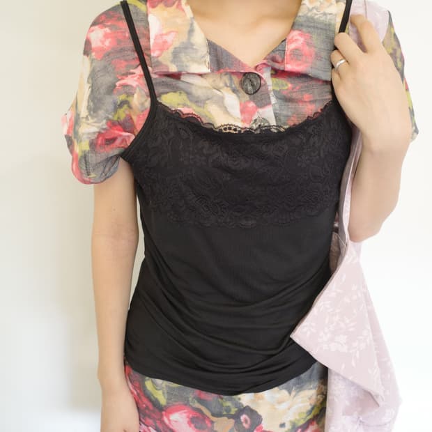 lace black sleeveless