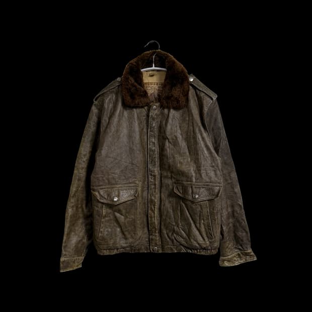 A-2 Type Leather Flight Jacket