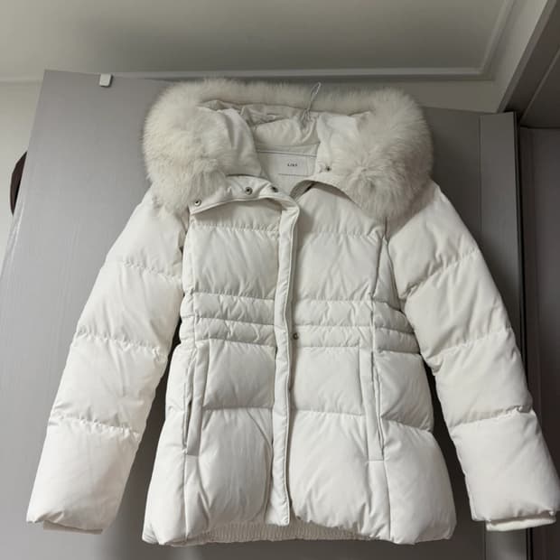 LIST 여성 폭스퍼 패딩