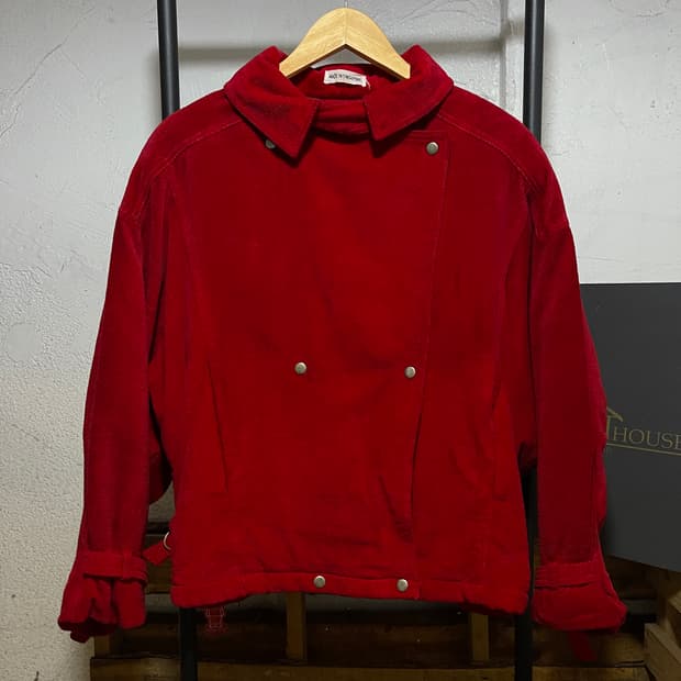 Made in Singapore 딥레드 자켓