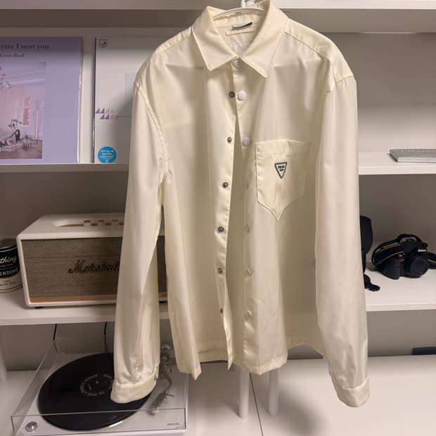 프라다 게버딘 리나일론 셔츠 자켓