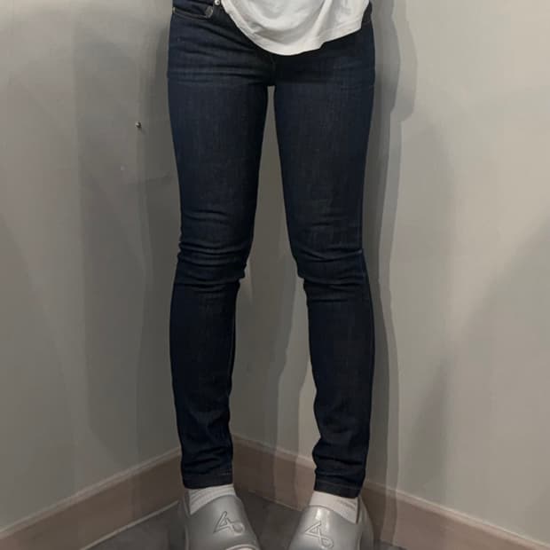 24 A.P.C. 여성 생지 데님 스키니 진