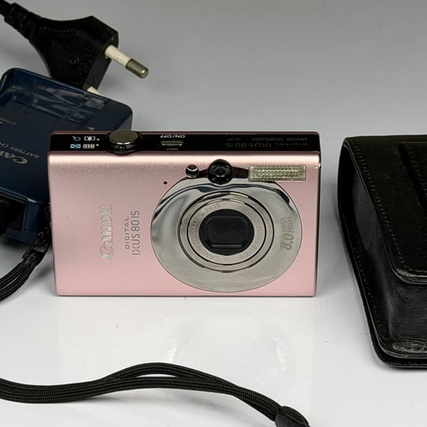 캐논 IXUS 익서스 80 IS 핑크 레트로 빈티지 감성 카메라