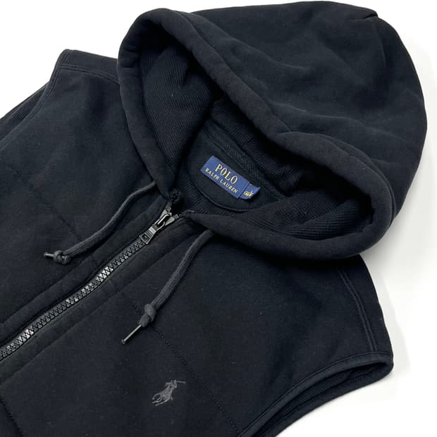 polo vest hoodie
