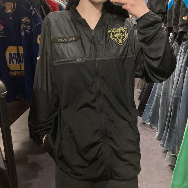 [IM] 나이키 NFL 시카고베어스 온필드 바람막이